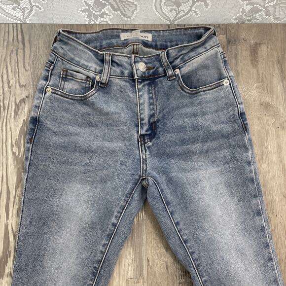 Love Soho Jeans Flare Boot Light Blue Jeans Size 0 - Picture 6 of 13